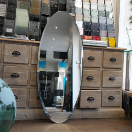 miroir ovale sur-mesure paris