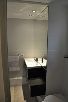 miroir sur-mesure salle de bain