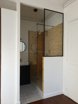 pare-douche sur-mesure paris